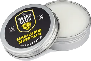 Sandalwood Beard Balm The Beard Club PNG