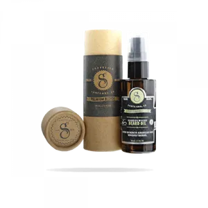 Sandalwood Beard Care Products PNG