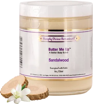 Sandalwood Body Butter Product PNG image