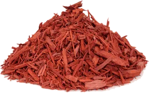 Sandalwood Chips Pile PNG image