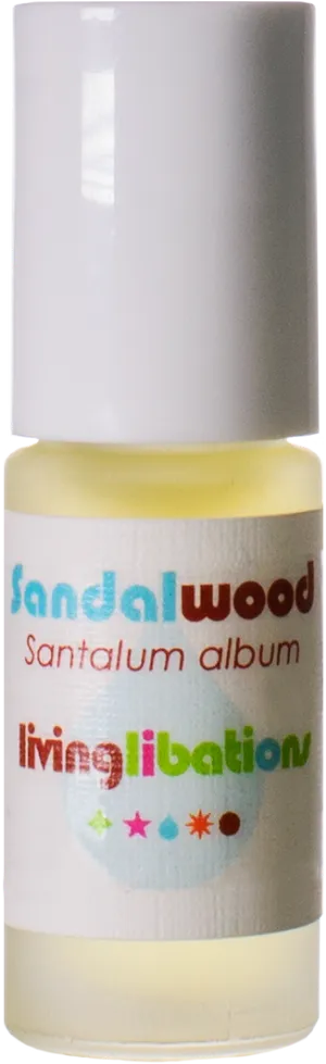 Sandalwood Essential Oil Bottle PNG