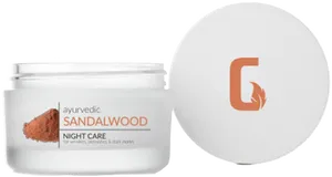 Sandalwood Night Care Cream Product PNG