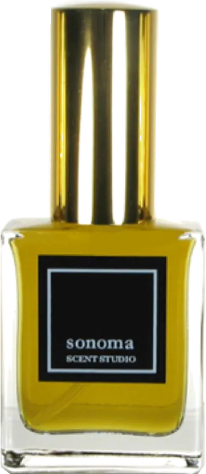 Sandalwood Scented Perfume Bottle PNG image