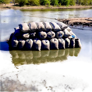 Sandbags For Riverbanks PNG 06282024