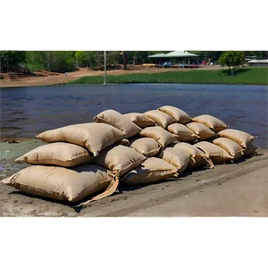 Sandbags For Riverbanks PNG Fbm