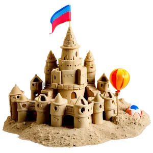 Sandcastle Adventure PNG Krp PNG
