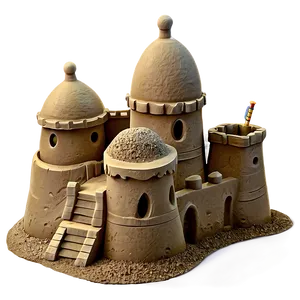 Sandcastle For Kids PNG Hvm