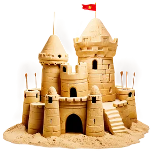 Sandcastle Fortress PNG 06212024 PNG