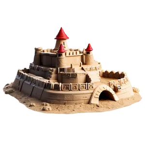 Sandcastle Fortress PNG Des