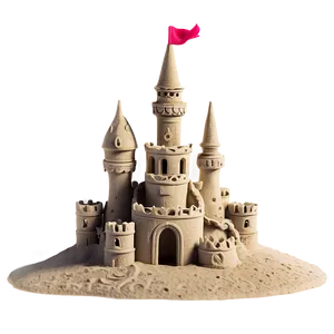 Sandcastle Sculpture PNG 88