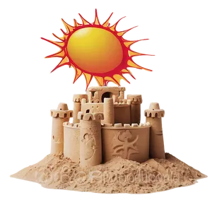 Sandcastle Under The Sun PNG Aby PNG