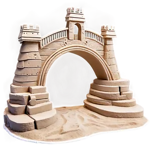 Sandcastle With Bridge PNG 06212024