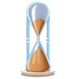 Sandglass Countdown Timer Png 06282024 PNG image