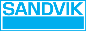 Sandvik Logo Blue Background PNG image
