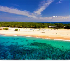 Sandy Beach Aerial View PNG 43 PNG