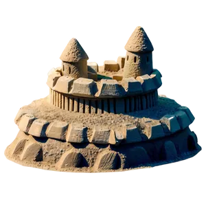 Sandy Beach Sandcastle Building Png Chg46 PNG image