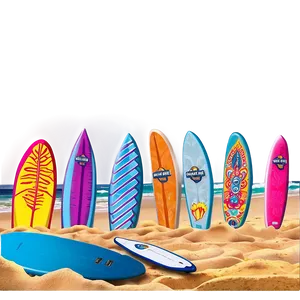 Sandy Beach Surfboards Png Vhd PNG image