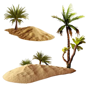 Sandy Desert Mirage PNG 82 PNG