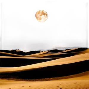 Sandy Dunes Under Starry Sky PNG Wgo PNG