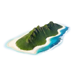 Sandy Tropical Island PNG Hwc63 PNG