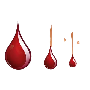 Sanguine Splatter: Blood Drop Vector Png Rgl PNG image