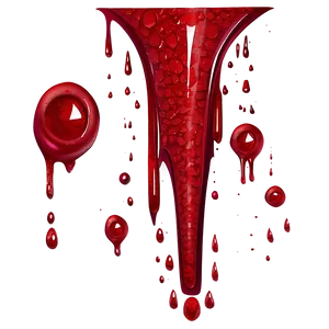 Sanguine Stains: Blood Spot Vector Png 04302024 PNG image
