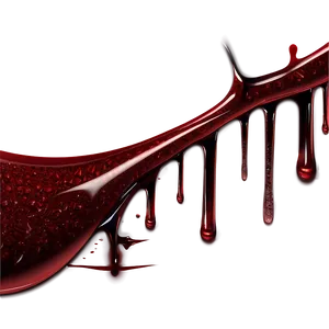 Sanguine Stream: Blood Drip Vector PNG 48