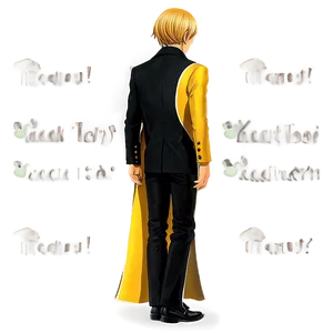 Sanji Black Leg Style PNG Gtp PNG