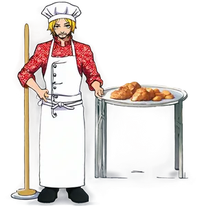 Sanji Cooking Chef Png 95 PNG image