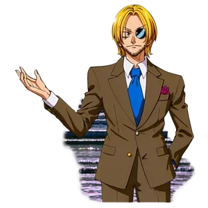 Sanji New World Look PNG 24