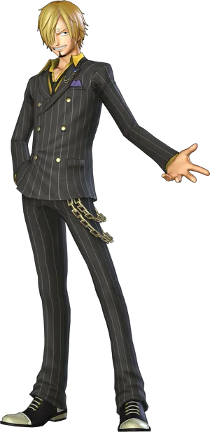 Sanji One Piece Anime Character PNG