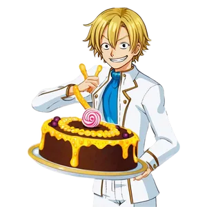 Sanji's Cake Island Adventure PNG One PNG
