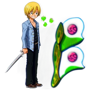Sanji's Compassionate Side PNG Ifh