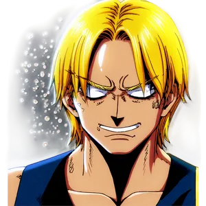 Sanji's Emotional Tears PNG Wtn