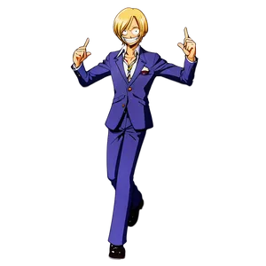 Sanji's Epic Entrance PNG 05212024