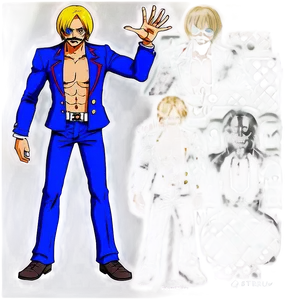 Sanji's Epic Entrance PNG 55