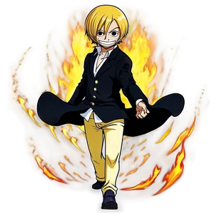 Sanji's Epic Entrance PNG Bkd71 PNG