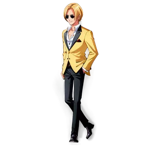 Sanji's Fashionable Looks Png 05212024 PNG image