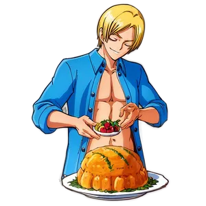 Sanji's Feast Preparation PNG Vbx13 PNG