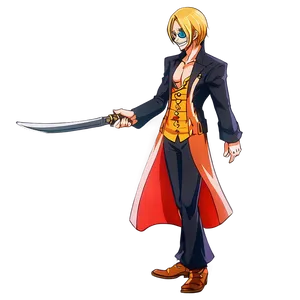Sanji's Fiery Passion PNG Ouf PNG