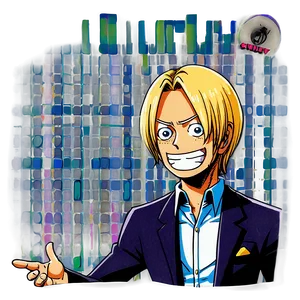 Sanji's Hilarious Expressions PNG 44