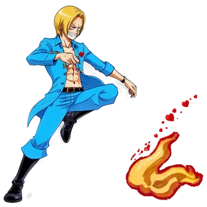 Sanji's Kick Of Love PNG 76 PNG