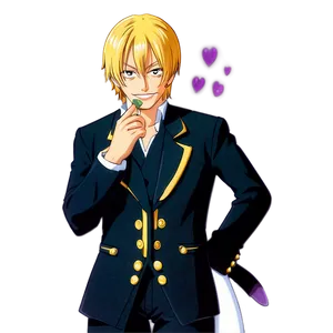 Sanji's Pudding Romance PNG 47