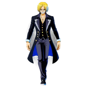 Sanji's Stealth Black Mode PNG Qex76 PNG