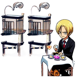Sanji's Tea Party Infiltration PNG 05212024 PNG