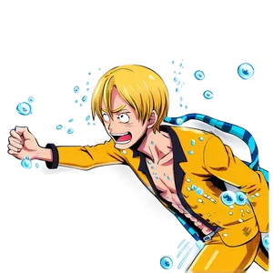 Sanji's Underwater Battle Png 30 PNG image