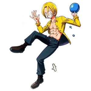 Sanji Sky Walk Technique PNG 97