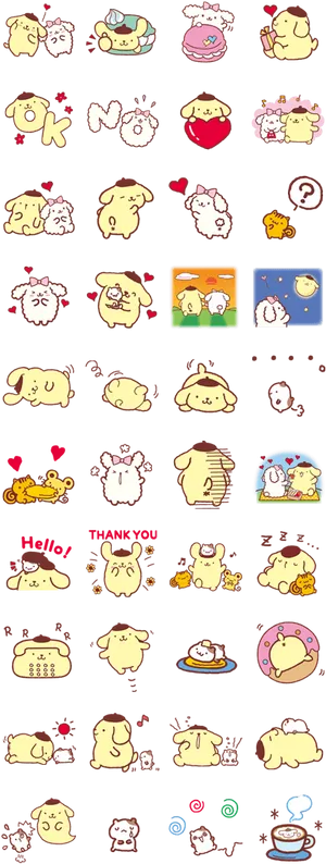 Sanrio Character Expressions Compilation PNG image
