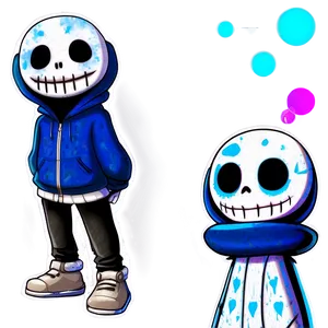 Sans Undertale Fan Art Png Iby PNG image