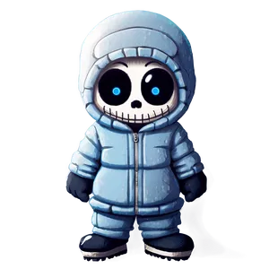 Sans Undertale In Snow Png 05212024 PNG image